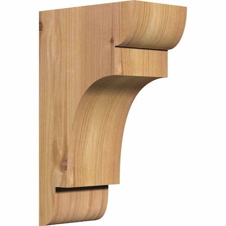 Ekena Millwork New Brighton Smooth Corbel, Western Red Cedar, 3 1/2"W x 6"D x 10"H COR04X06X10NEB00SWR